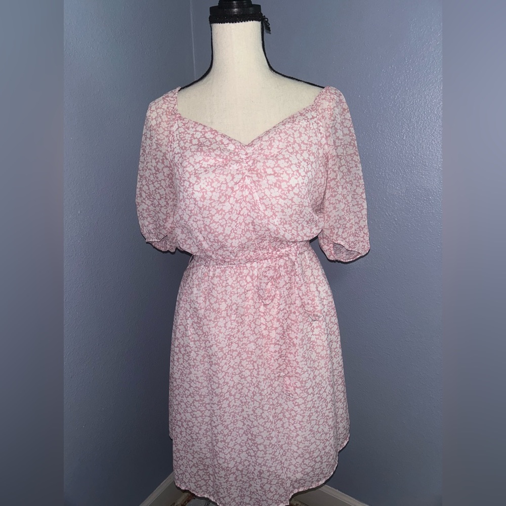 pink spring time dress size small